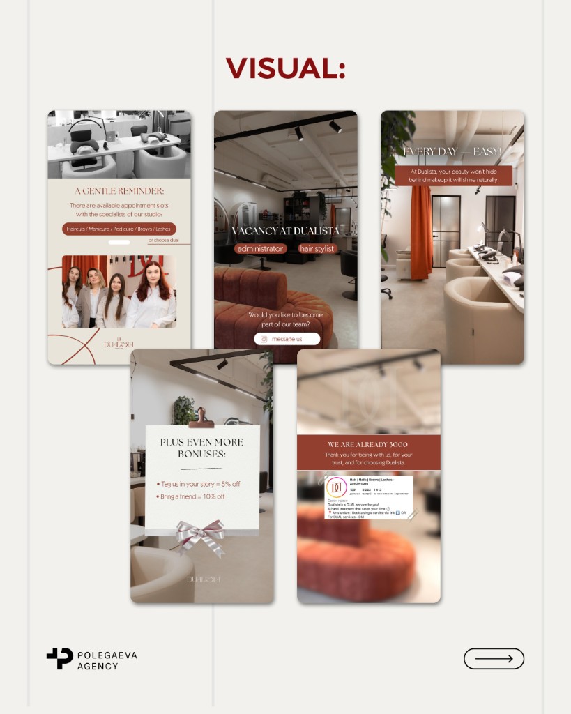 Visual — Dualista Instagram Stories and brand identity